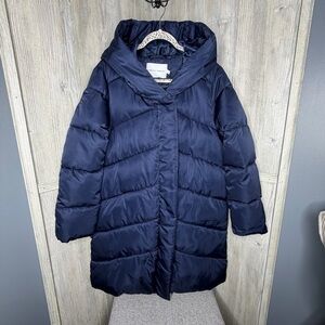 Rebecca Minkoff Navy Quilted Puffer Jacket New